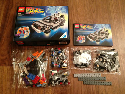 Lego DeLorean Time Machine