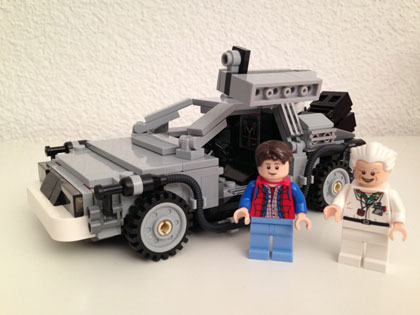 Lego DeLorean Time Machine